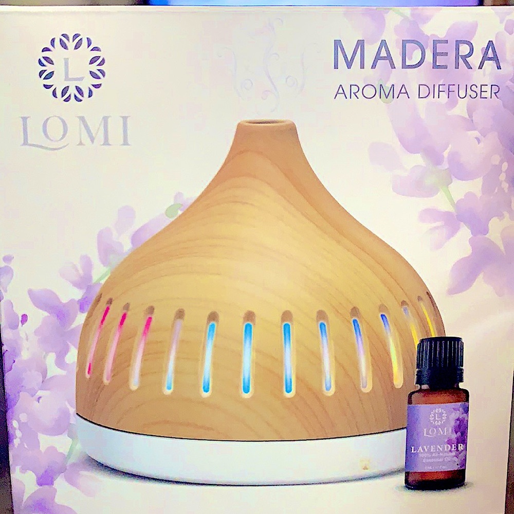 LOMI Madera Aroma Diffuser + Lavender Oil